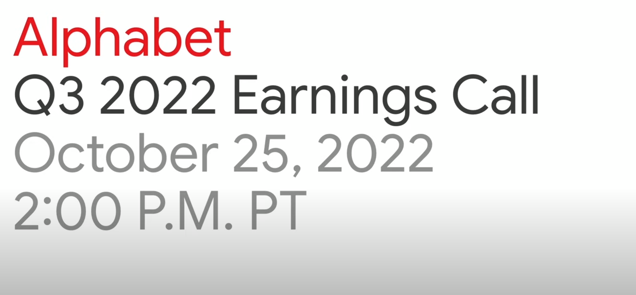 Analysis of 2022 Q3 Earnings Conference Call for Alphabet