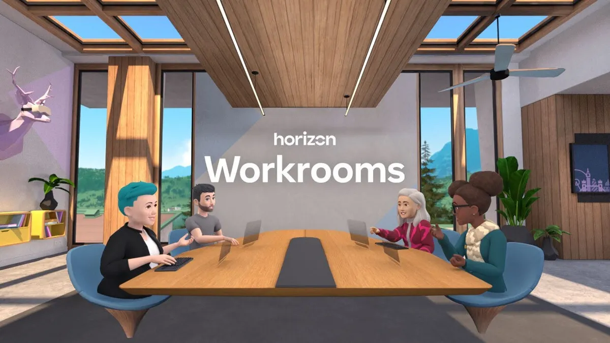 Facebook Meta Horizon Workrooms